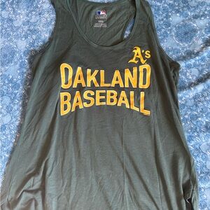 2 vintage A’s tanks
